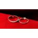 Парные кольца для влюбленных из серебра арт. DAO_003